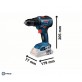 BOSCH GSR 18V-55 akumulatora urbis - skrūvgriezis ProCore 2x4 Ah L-Boxx